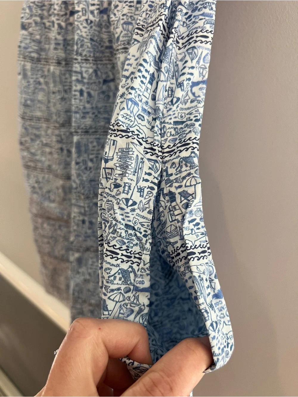 Joy Street Cape Cod Print Navybleu Girls Dress Pockets Coastal Preppy Size 3